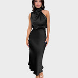 Leti – Long Satin Elegance