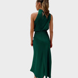 Leti – Long Satin Elegance