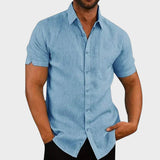Elian | Lightweight Linen Short-Sleeve Shirt