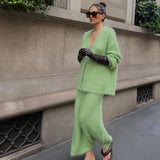 Celeste Fluffy Knit Co-ord Set