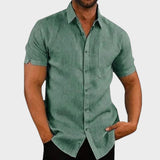 Elian | Lightweight Linen Short-Sleeve Shirt