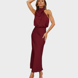 Leti – Long Satin Elegance