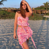 Rose Mirage Ruffle Set