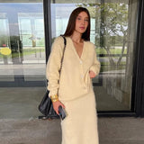 Celeste Fluffy Knit Co-ord Set