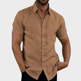 Elian | Lightweight Linen Short-Sleeve Shirt