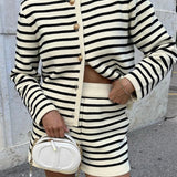 Marseille Stripe Knit Set