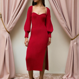 Scarlet Elegance Knit Set