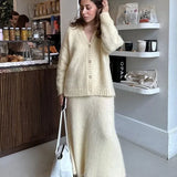 Celeste Fluffy Knit Co-ord Set