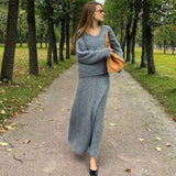 Celeste Fluffy Knit Co-ord Set