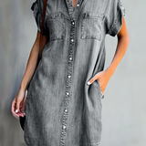 ELENORE - Vestido de denim