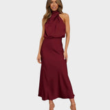 Leti – Long Satin Elegance