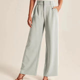 Vista Lane Tailored Wide-Leg Pants