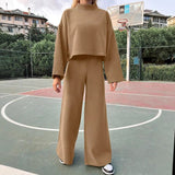 Downtime Luxe Wide-Leg Lounge Set