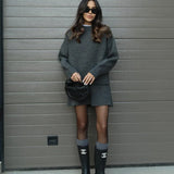 Nadia Knit Sweater Skirt Set