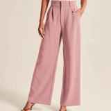 Vista Lane Tailored Wide-Leg Pants