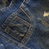 Sable Paint-Splattered Wide-Leg Jeans