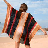 Black Solstice Shores Crochet Cover-Up