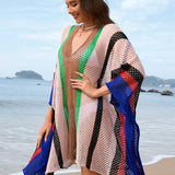Blue Solstice Shores Crochet Cover-Up