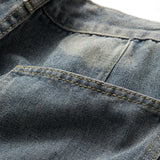 Raven Distressed Cut-Out Jeans