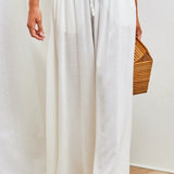 Willow Dune Wide-Leg Drawstring Pants