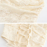 Celestia Lace Wrap Maxi Set