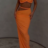 Solara Braided Two Piece Maxi Dress