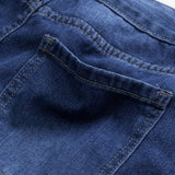 Lila Denim Button-Up And Wide Leg Jean Set