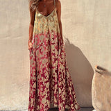 EREDES - Vestido Bohemio Impreso