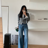 Reve High-Rise Wide Leg Jeans