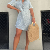 Vera - Vestido Camisón de Jean
