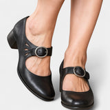 KARIS LEATHER COURT SHOES