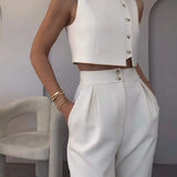 Vienna Tailored Vest & Tapered Pants Set