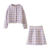 Vienna Houndstooth Two-Piece Set