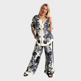 Valeria | Statement Shirt & Pants Set