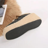 Mocassins d'hiver chic et douillet