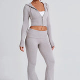 Grey Skylar Knit Set