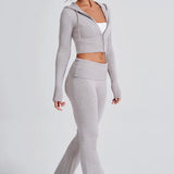 Grey Skylar Knit Set