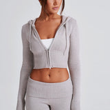 Grey Skylar Knit Set