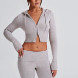 Grey Skylar Knit Set