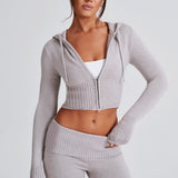 Grey Skylar Knit Set