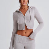 Grey Skylar Knit Set
