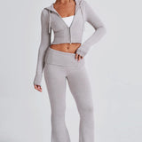 Grey Skylar Knit Set