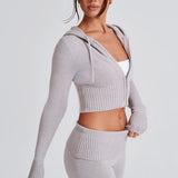 Grey Skylar Knit Set