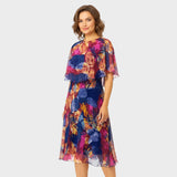 AYALA | COMFORTABLE BELLY COVERAGE CHIFFON DRESS