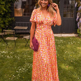 Marlene™ - Elegant Floral Dress