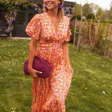 Marlene™ - Elegant Floral Dress