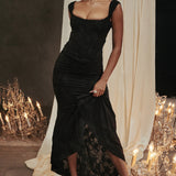 Lily - Long Corset Dress