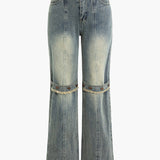 Maverick Studded Panel Jeans