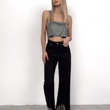 Soirée Beaded Hem Jeans