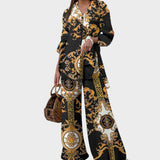 Luna | Chic Longline Blouse & Pants Set